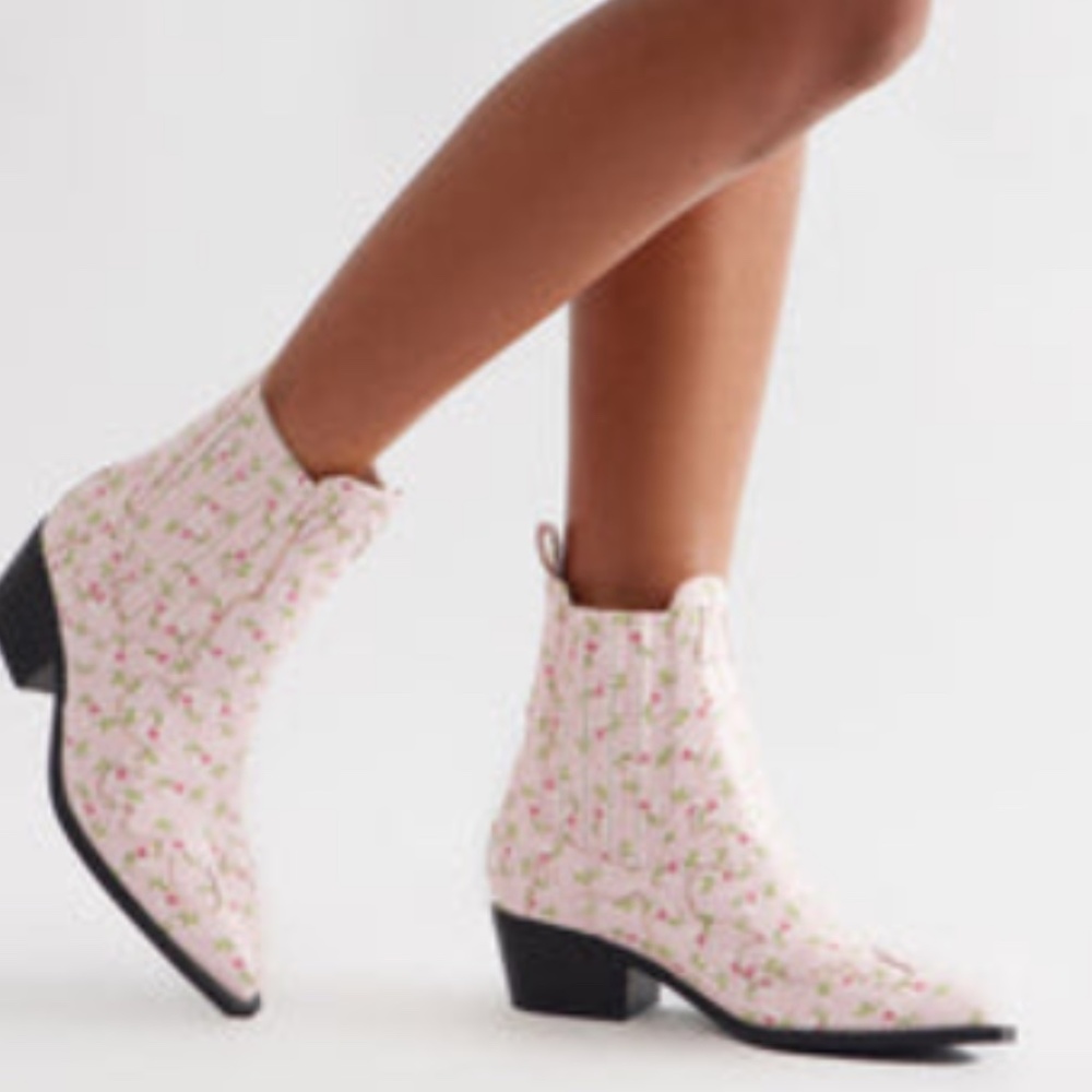 Charity Floral Booties